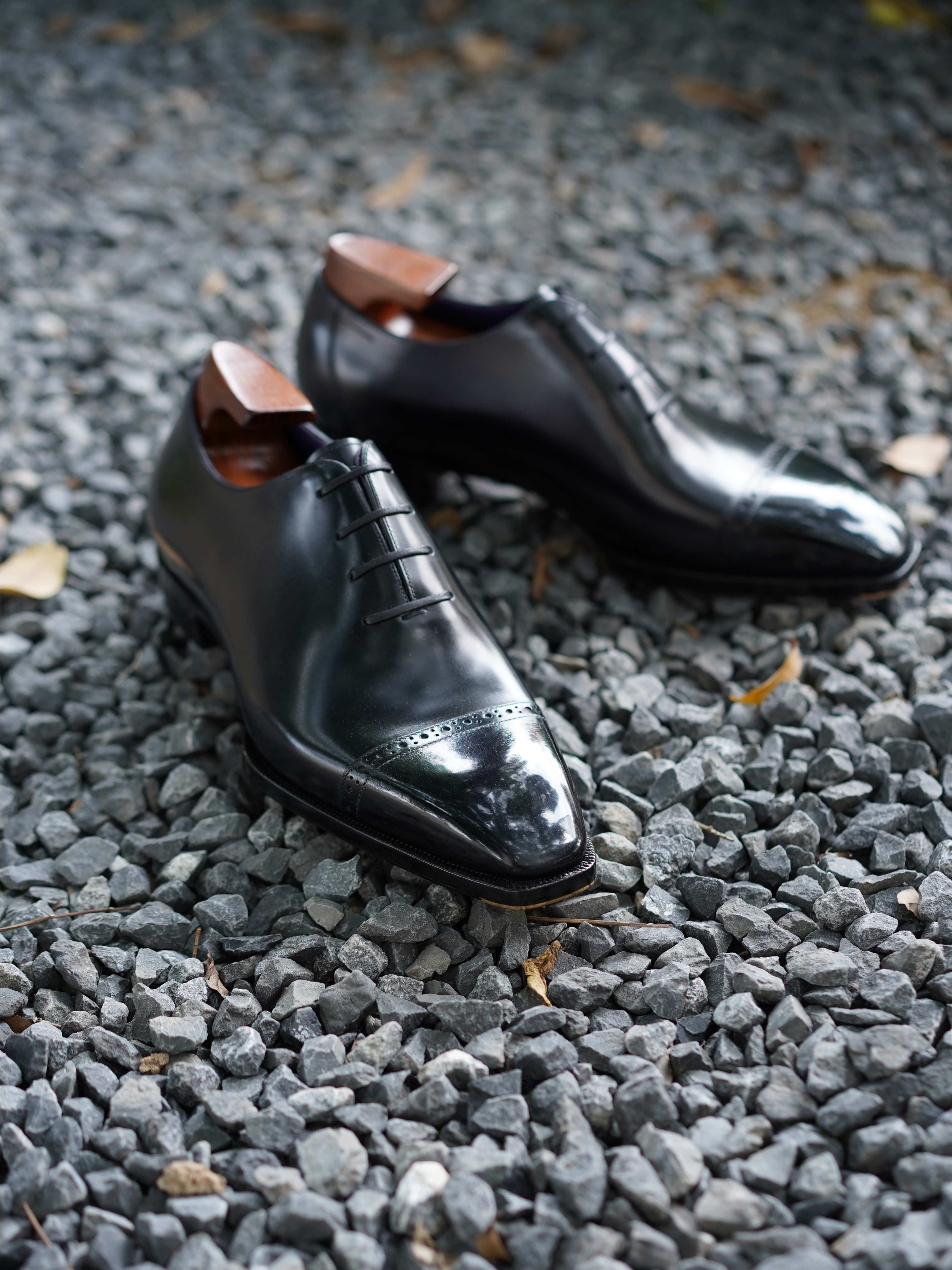 QUARTER BROGUE OXFORD SHOES 5040