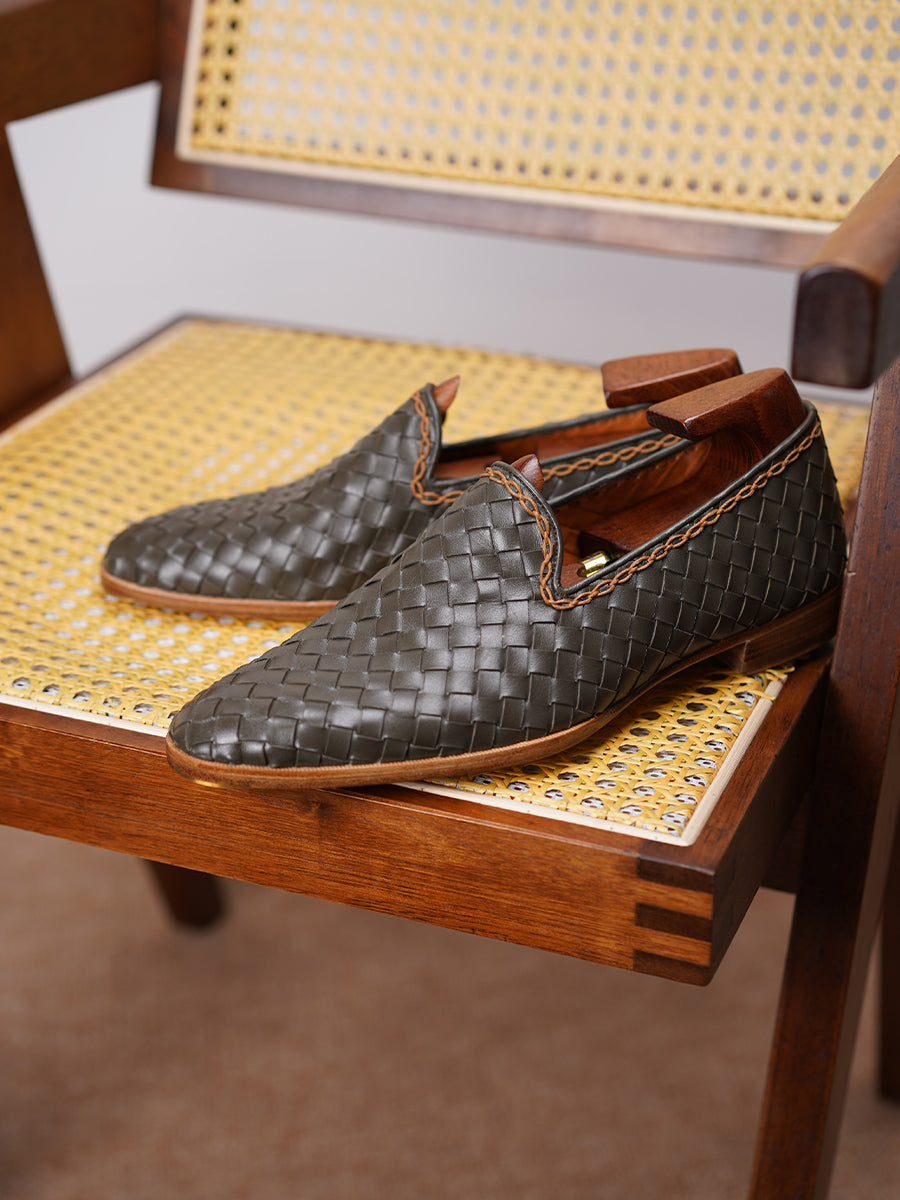 BRAIDED SLIPPERS 8120