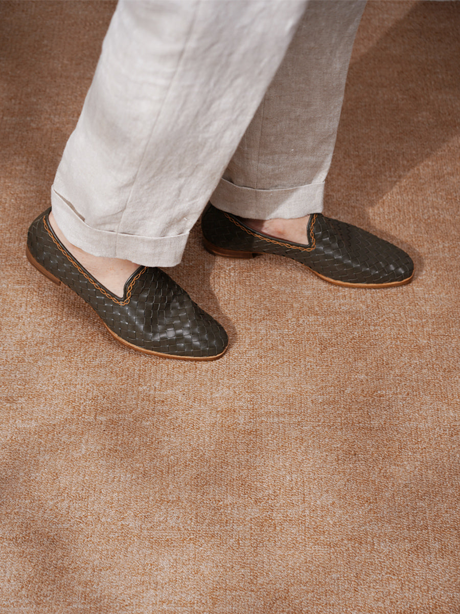 BRAIDED SLIPPERS 8120