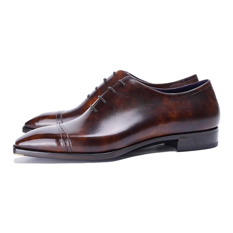 QUARTER BROGUE OXFORD SHOES 5040