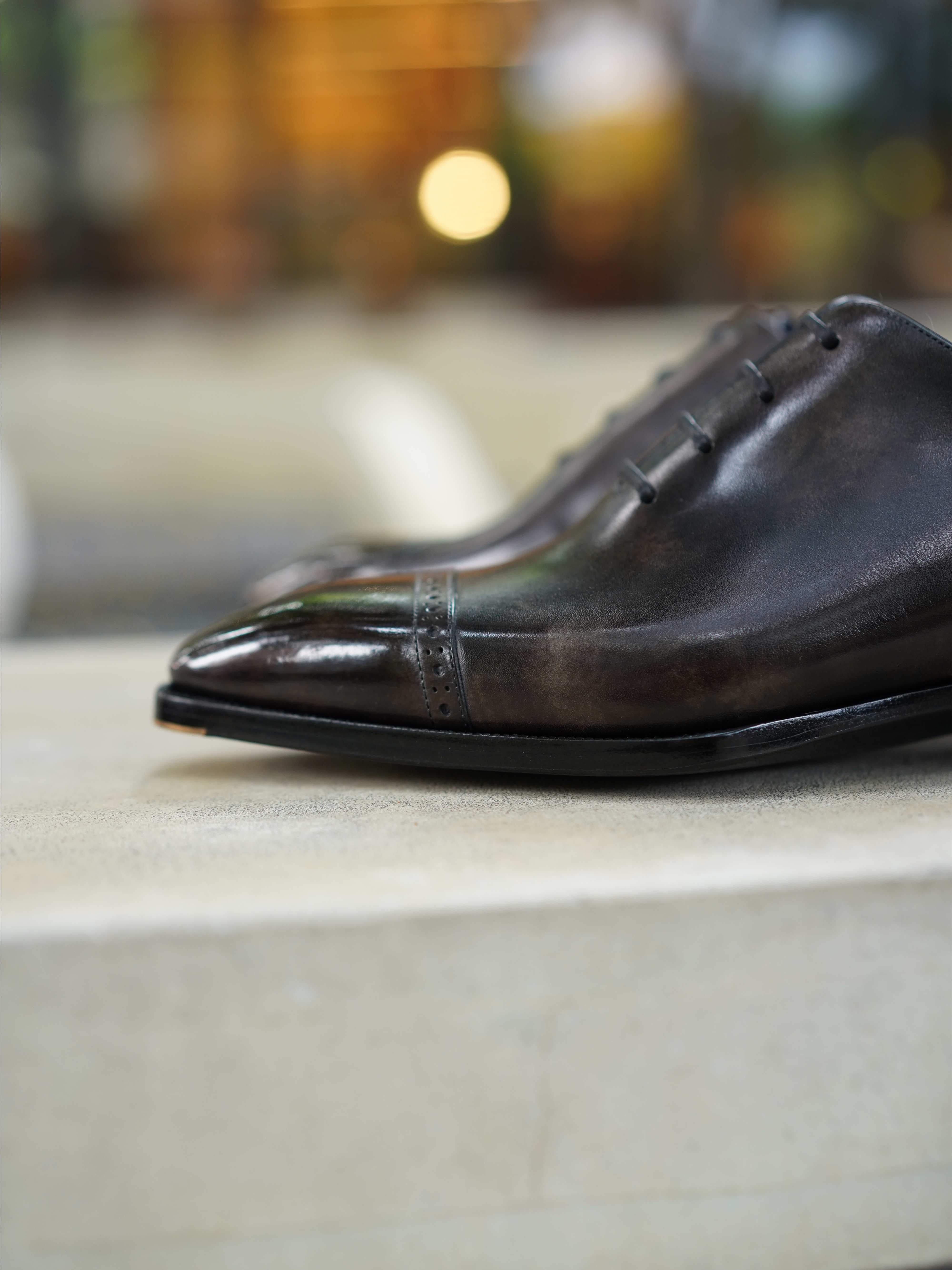 QUARTER BROGUE OXFORD SHOES 5040