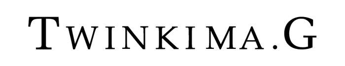 Twinkima.G Logo Black