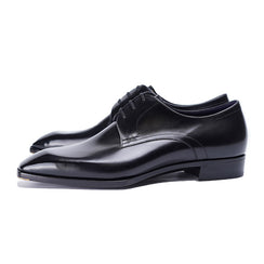 Ilcea Box Calf Derby Dress Shoes#Color_Black