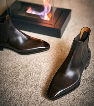 Ilcea Museum Calf Chelsea Boots#Color_Brown