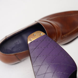 Ilcea Museum Calf Penny Tassel Loafer#Color_Brown
