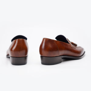 Ilcea Museum Calf Penny Tassel Loafer#Color_Brown