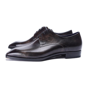 Museum Box Calf Derby Dress Shoes#Color_Steel