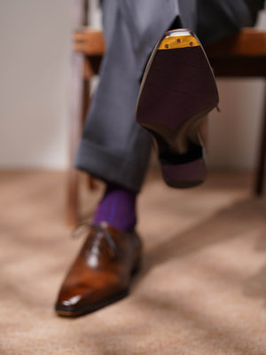 Museum Box Calf Wholecut Oxford #Color_Brown