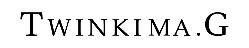 Twinkima.G Logo Black